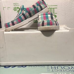 DC Multicolor Plaid Moccasins